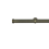 Tringle Bouchon 31 kit pose mur pour &oelig;illets Houl&egrave;s Laiton Patiné T5050-38