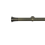 Tringle Absis 31 kit pose mur pour &oelig;illets Houl&egrave;s Laiton Patiné T5051-38