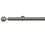 Tringle Boule 25 kit pose mur pour &oelig;illets Houl&egrave;s Acier Brossé T5038-31