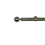 Tringle Boule 31 kit pose mur pour &oelig;illets Houl&egrave;s Laiton Patiné T5052-38