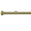 Tringle Dome 31 kit pose mur pour &oelig;illets Houl&egrave;s Laiton Mat T5053-24