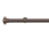 Tringle Dome 31 kit pose mur pour &oelig;illets Houl&egrave;s Or Rose Brossé T5053-30