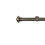 Tringle Dome 31 kit pose mur pour &oelig;illets Houl&egrave;s Laiton Patiné T5053-38