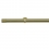 Tringle Focus 25 kit pose mur pour &oelig;illets Houl&egrave;s Laiton Mat T5040-2417
