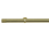 Tringle Focus 31 kit pose mur pour &oelig;illets Houl&egrave;s Laiton Mat T5054-2417