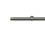 Tringle Focus 31 kit pose mur pour &oelig;illets Houl&egrave;s Acier Brossé T5054-3117