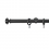 Tringle Regency 25 kit pose mur avec anneaux Houl&egrave;s Nickel Noir T5013-34