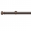 Tringle Regency 25 kit pose mur pour &oelig;illets Houl&egrave;s Or Rose Brossé T5041-30