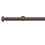 Tringle Regency 31 kit pose mur pour &oelig;illets Houl&egrave;s Or Rose Brossé T5055-30