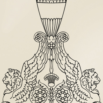Baldosa Composizione Opium grande dalle