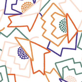 Papel pintado M-Flower XL