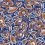 Papel pintado Manon Maison Martin Morel Blue MMM-407-BLU