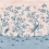 Papeles pintados panor&aacute;mico Florence Harlequin Powder/ China Blue HDHW112890