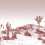 Papeles pintados panor&aacute;mico Arizona Edito Sépia/Blanc PP1S