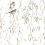Papeles pintados panor&aacute;mico Spring Birds Borastapeter White 9447W