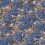 Papel pintado Sous-Bois Fleuri Etoffe.com x Papier Fran&ccedil;ais Bleu/Beige BNF 3010 M1 002 ET52