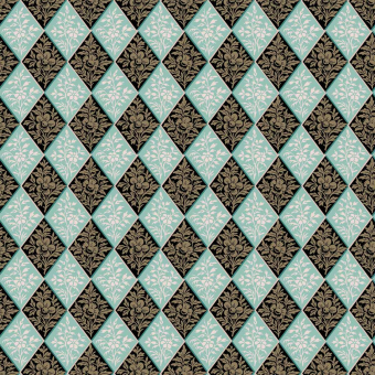 Papel pintado Losanges Fleuris
