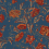 Papel pintado rosa de Nuit Etoffe.com x Papier Fran&ccedil;ais Bleu BNF 3018 M1 002 ET52