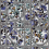 Papel pintado Botanica Claustra Etoffe.com x Papier Fran&ccedil;ais Gris BNF 3007 M1 002 ET52