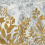 Papeles pintados panor&aacute;mico Fleur de Lune Casamance Gris nuage/doré 75651832