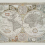 Papeles pintados panor&aacute;mico seda Historical Map Coordonn&eacute; Papyrus A00325K