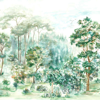 Papeles pintados panorámico lino Ovidio