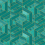 Papel pintado Bois Hexagon Coordonn&eacute; Aqua A00448