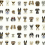 Papel pintado adh&eacute;sif Dog Days Rifle Paper Co. White multi PSW1461RL