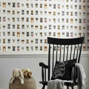Papel pintado adhésif Cool Cats