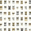 Papel pintado adh&eacute;sif Cool Cats Rifle Paper Co. Grey/Gold PSW1464RL
