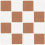 Mosaico Quadra Bicolor Francesco De Maio Cotto Naturale/Bianco Vietri Quadra_bicolor_cotto natural_bv