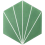 Baldosa hidr&aacute;ulica Dandelion Marrakech Design Pea green|Pure white dandelion-pea-green-pure-white