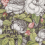 Papeles pintados panor&aacute;mico rosas Anciennes Etoffe.com x Catherine Prigent Printemps CP6-rose