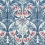 Tela Bluebell Morris and Co Indigo/Rose MEWF227037