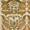 Tela brod&eacute; Constantine linoen Mulberry Sage/Gold FD689/S118