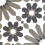 Baldosa hidr&aacute;ulica Fiora Carodeco Gris/Blanc 7471-1