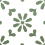 Baldosa hidr&aacute;ulica Azulejos Carodeco Vert/Blanc azulejos2-20x20