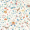 Papel pintado Aril's Garden Sanderson Indigo/Red DABW217237