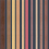 Papel pintado Carousel Stripe Cole and Son Ginger on Soot 110/9044