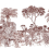 Papeles pintados panor&aacute;mico Savane Tenue de Ville Tonka 231902