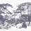 Papeles pintados panor&aacute;mico Ginkesai Tenue de Ville Cobalt 230833