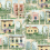 Tela Villa Como Osborne and Little Multicolore F7773-01