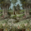 Papeles pintados panor&aacute;mico Eden Tres Tintas Barcelona Verde M4504-1