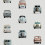 Papel pintado Cars Light Grey Studio Ditte Light Grey cars_light_grey