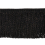 Frange moulino&eacute;e 120 mm Zelda Houl&egrave;s Ebène 33210-9990