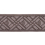 Ribetes brod&eacute; 75 mm Zelda baldosa Houl&egrave;s Graphite 32028-9900