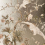 Papeles pintados panor&aacute;mico Fleurs de Prunier Or Le Grand Si&egrave;cle Or Pâle PANO-PRUN-ORP