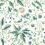 Tela Gabrielle Claire de Qu&eacute;netain Cyan tissu gabrielle