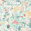 Tela Olympia Claire de Qu&eacute;netain Multicolore tissu olympia