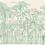 Papeles pintados panor&aacute;mico Francis Hall&eacute; Bien Fait Chlorophylle B00022